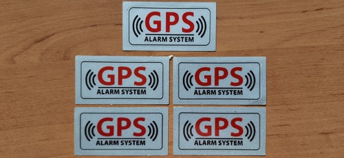 Gps alarm system - alarm, sticker