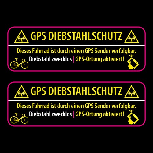 Gps fahrrad aufkleber - gps,