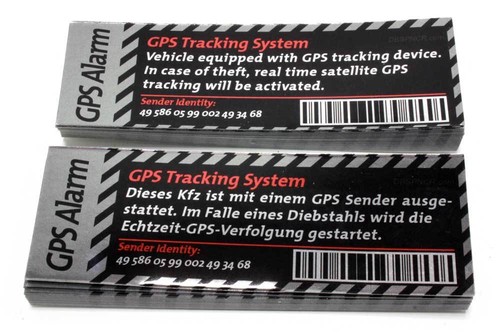 Gps tracking system sticker - system,