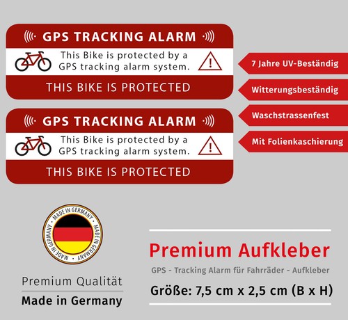 Gps aufkleber fahrrad - aufkleber,