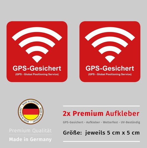 Gps gesichert aufkleber - gps-gesichert,