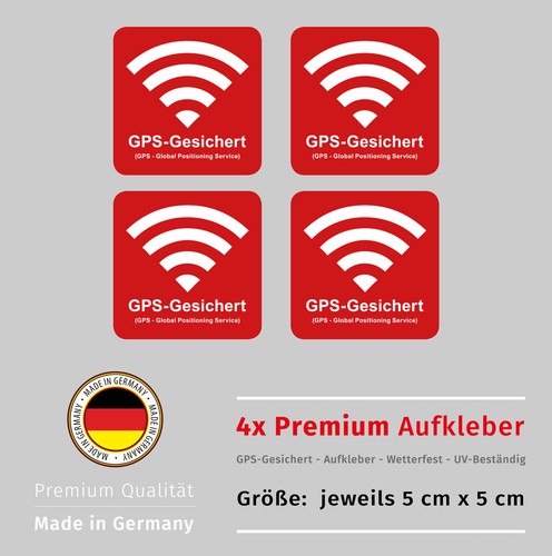 Aufkleber gps gesichert - aufkleber, gps-gesichert