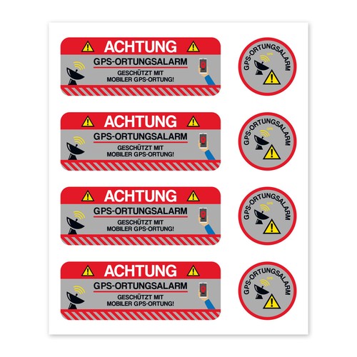 Wandkings gps sticker für - -,
