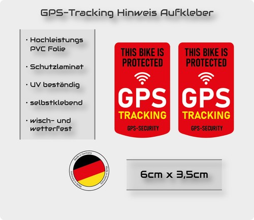 Gps fahrrad aufkleber sticker - gps,