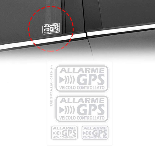 Gps alarm aufkleber - gps,